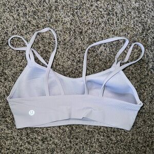 lululemon athletica Light Lavender Strappy Sports Bra